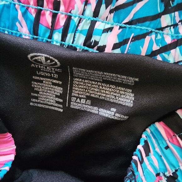 Athletic Works Girls Print & Solid Active Running Shorts - Picture 3 of 3